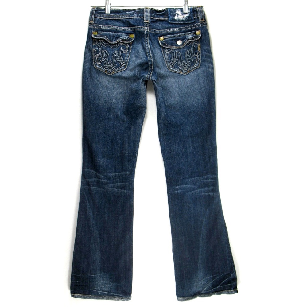 COPY - Mek Denim - Oaxaca Easy Bootcut Distressed Sz 28